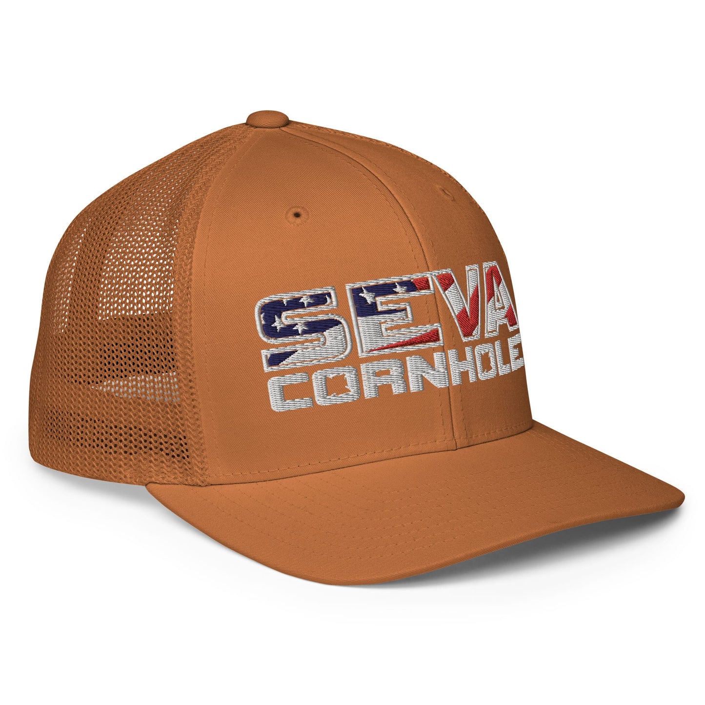 Light Logo Flex-Fit trucker cap