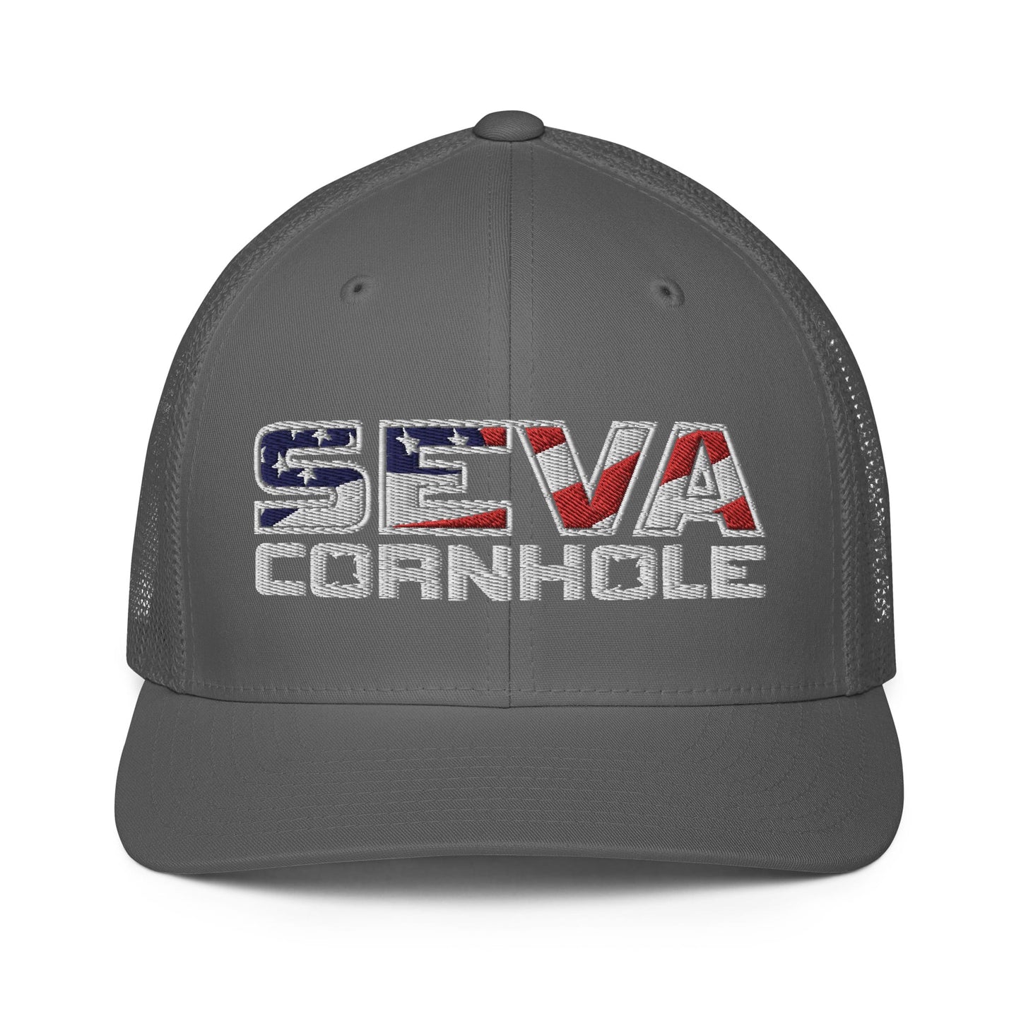 Light Logo Flex-Fit trucker cap