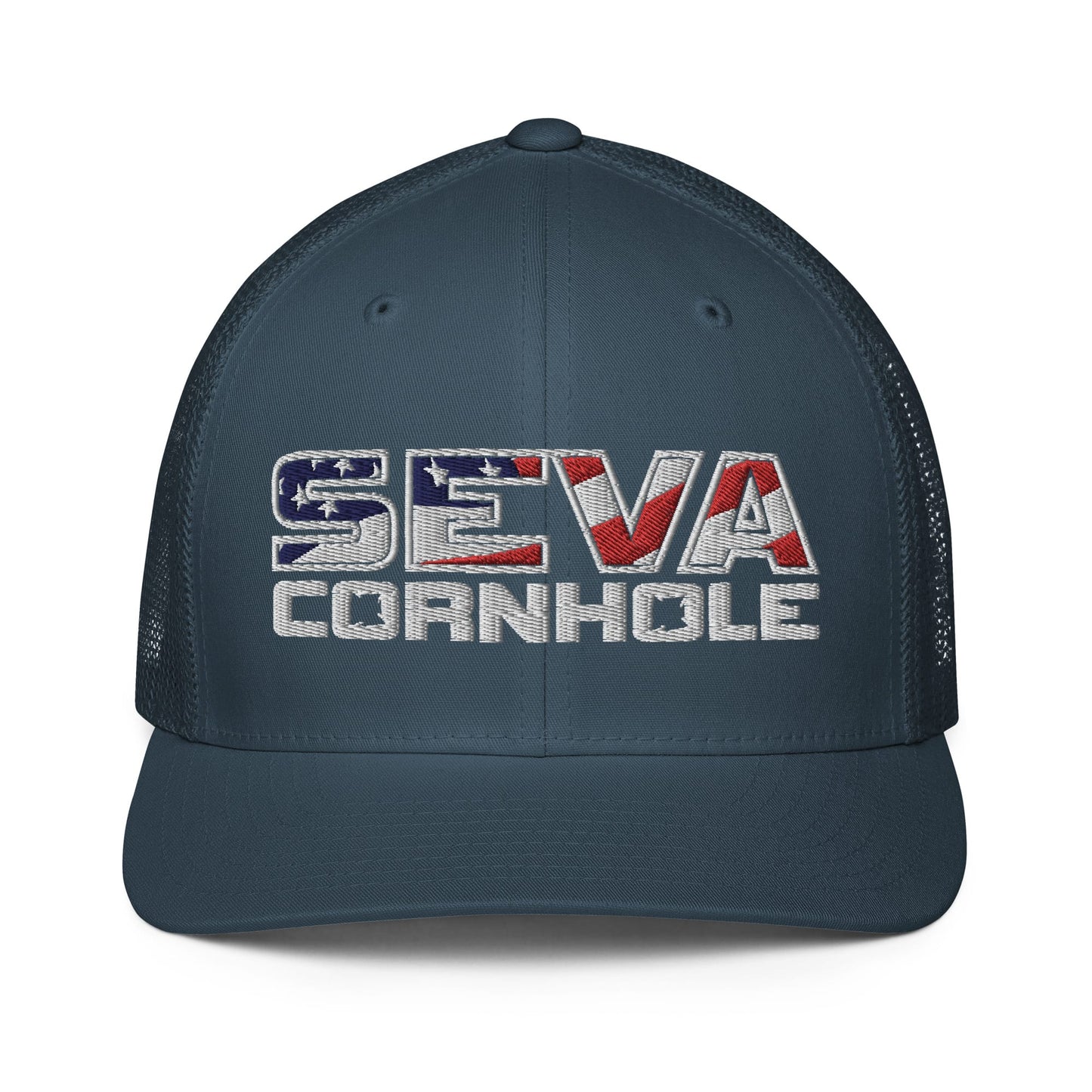 Light Logo Flex-Fit trucker cap