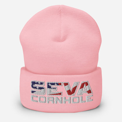 Light Logo Cuffed Beanie