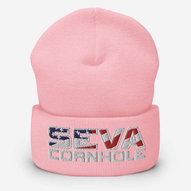 Light Logo Cuffed Beanie