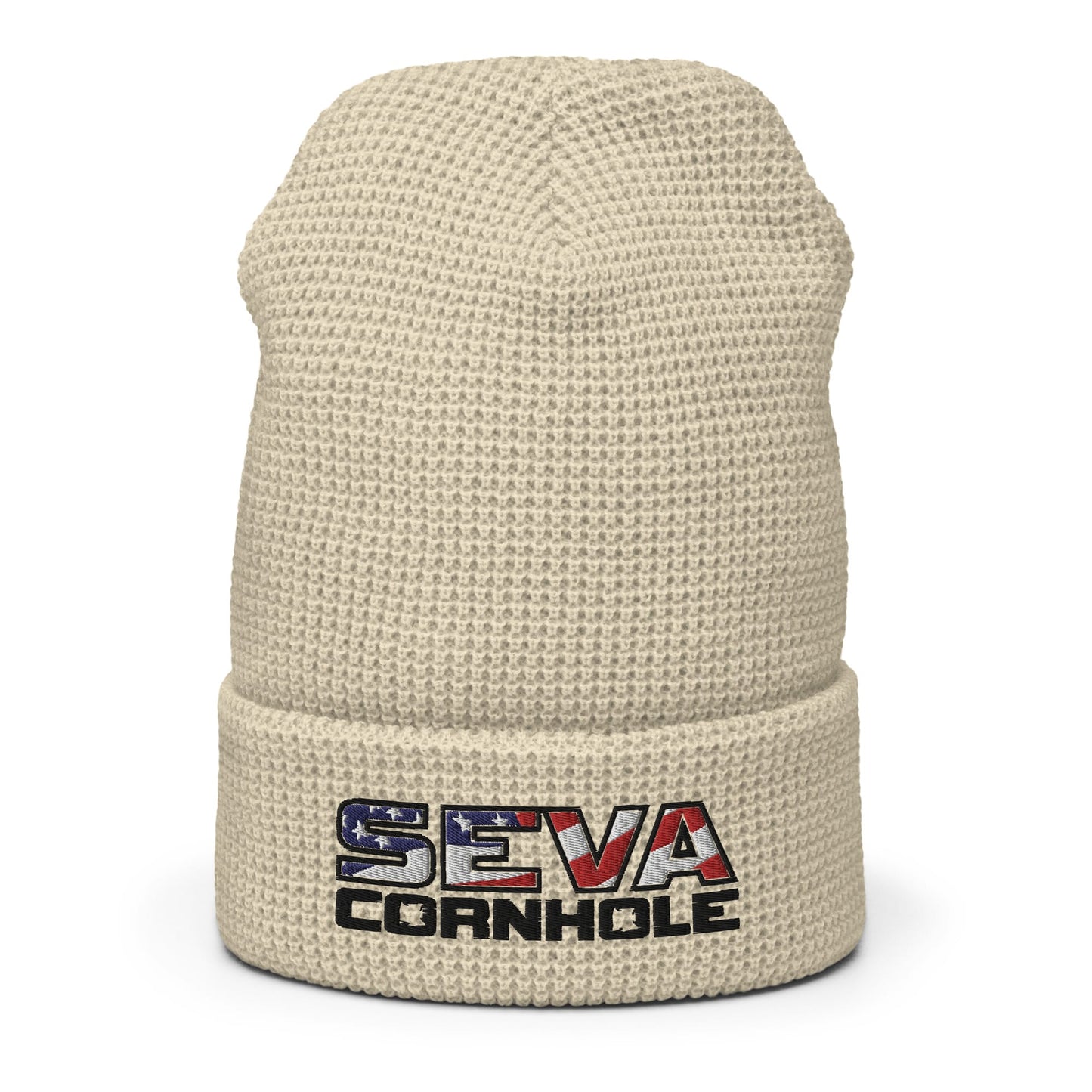 Dark Logo Waffle beanie