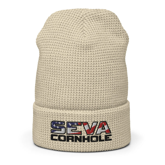 Dark Logo Waffle beanie