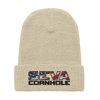 Dark Logo Waffle beanie