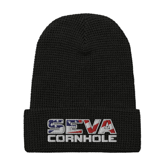 Light Logo Waffle beanie