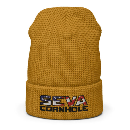 Dark Logo Waffle beanie