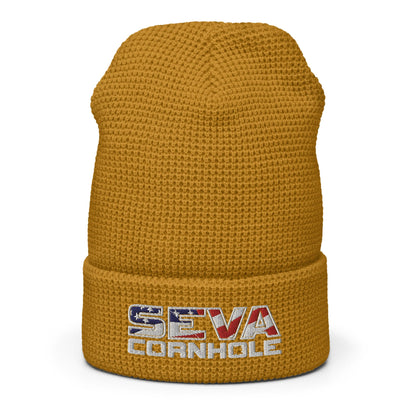 Light Logo Waffle beanie