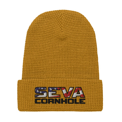Dark Logo Waffle beanie