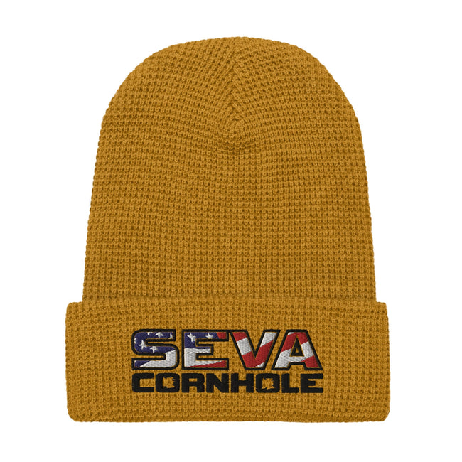 Dark Logo Waffle beanie