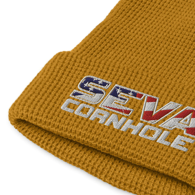 Light Logo Waffle beanie