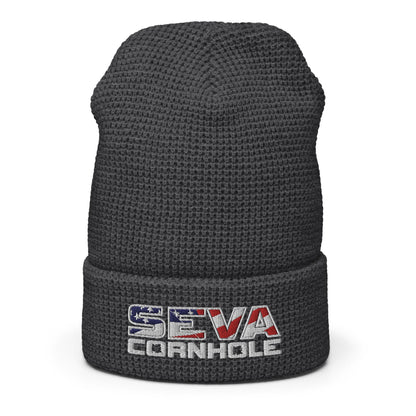 Light Logo Waffle beanie