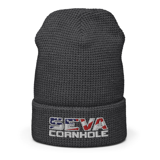 Light Logo Waffle beanie