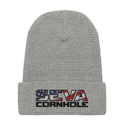 Dark Logo Waffle beanie