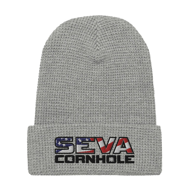 Dark Logo Waffle beanie