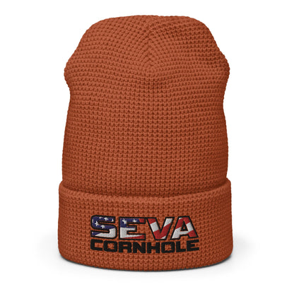 Dark Logo Waffle beanie