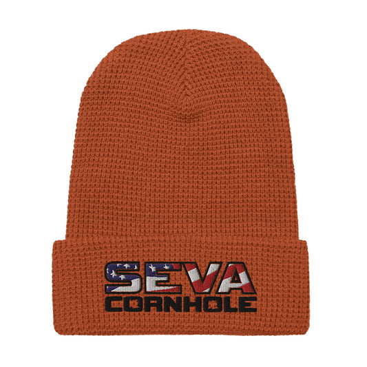 Dark Logo Waffle beanie