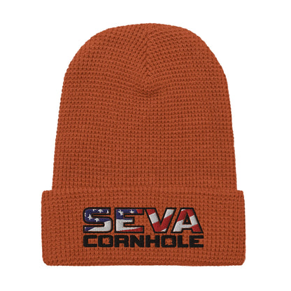Dark Logo Waffle beanie