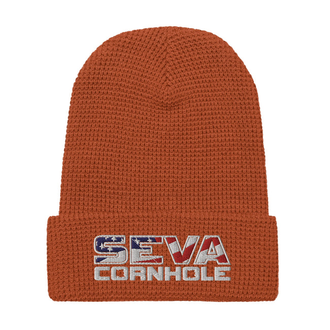 Light Logo Waffle beanie
