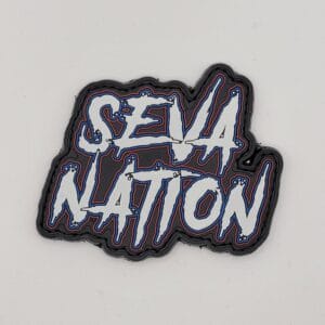 Glow In The Dark SEVA Nation Cornhole Velcro Patch