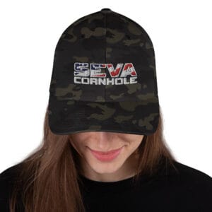 Light Logo Flex-Fit Structured Twill Cap