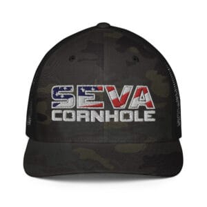Light Logo Flex-Fit trucker cap