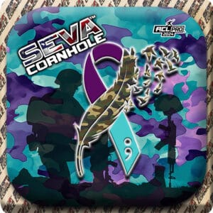 Veteran Suicide Awareness Special Edition - Set of 4 Cornhole bags