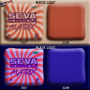 Swirl Blacklight GLO Cornhole Bags Matrix ACL Pro Stamped